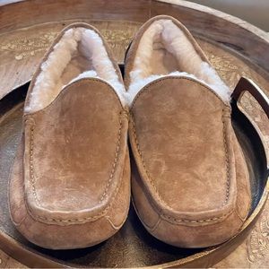 Ugg Ansley Suede Moccasin Slipper men’s 8 nwot